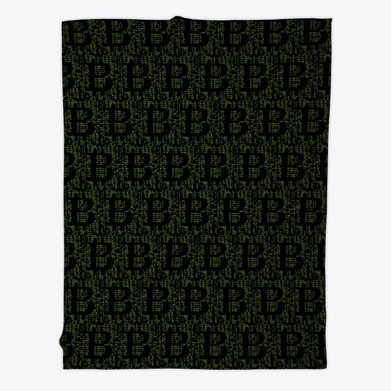 Bitcoin BTC Cryptocurrency Green Code