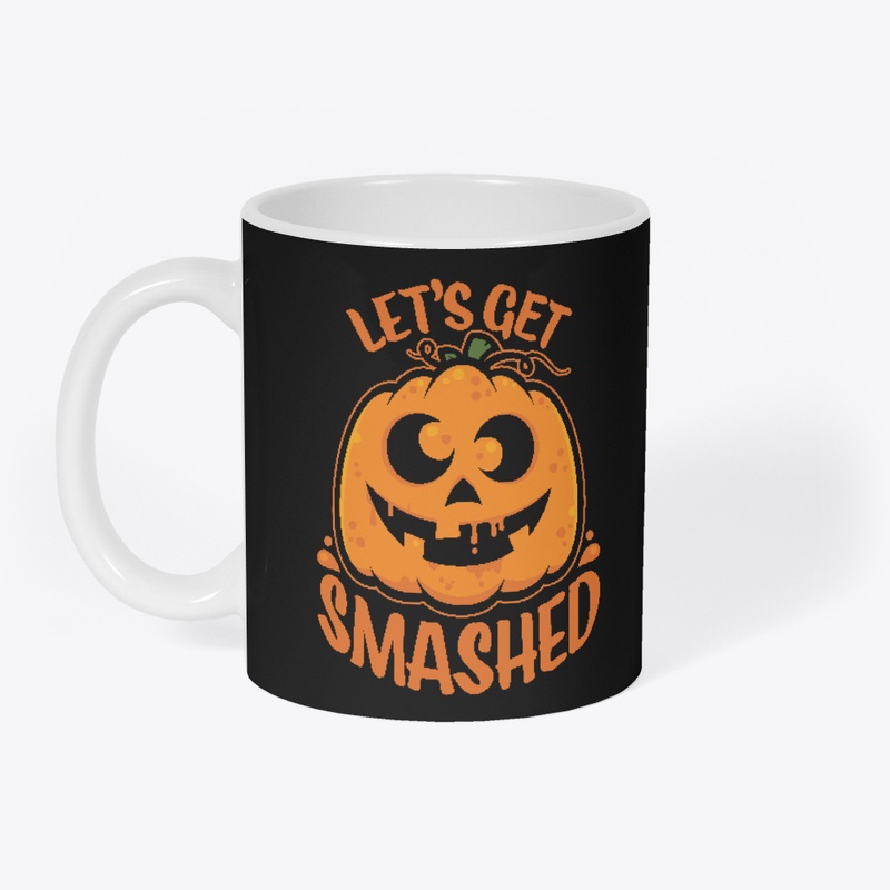 Let's Get Smashed Halloween Pumpkin