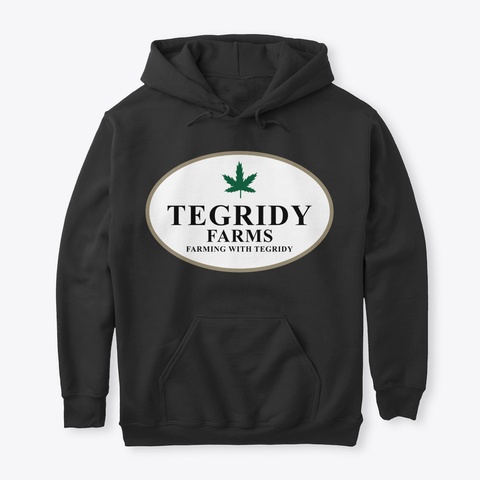 Tegridy Farms Shirt Official Black T-Shirt Front