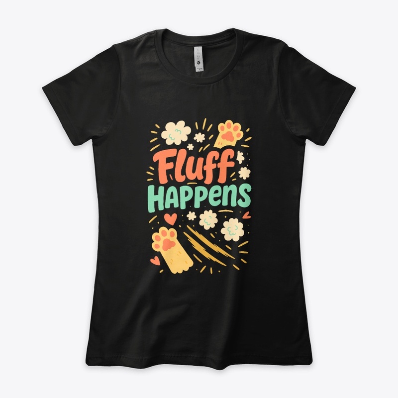 Fluff Happens – Maine Coon Cat Quote 
