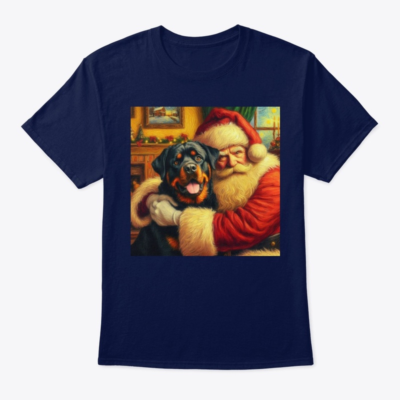 Rottweiler & Santa