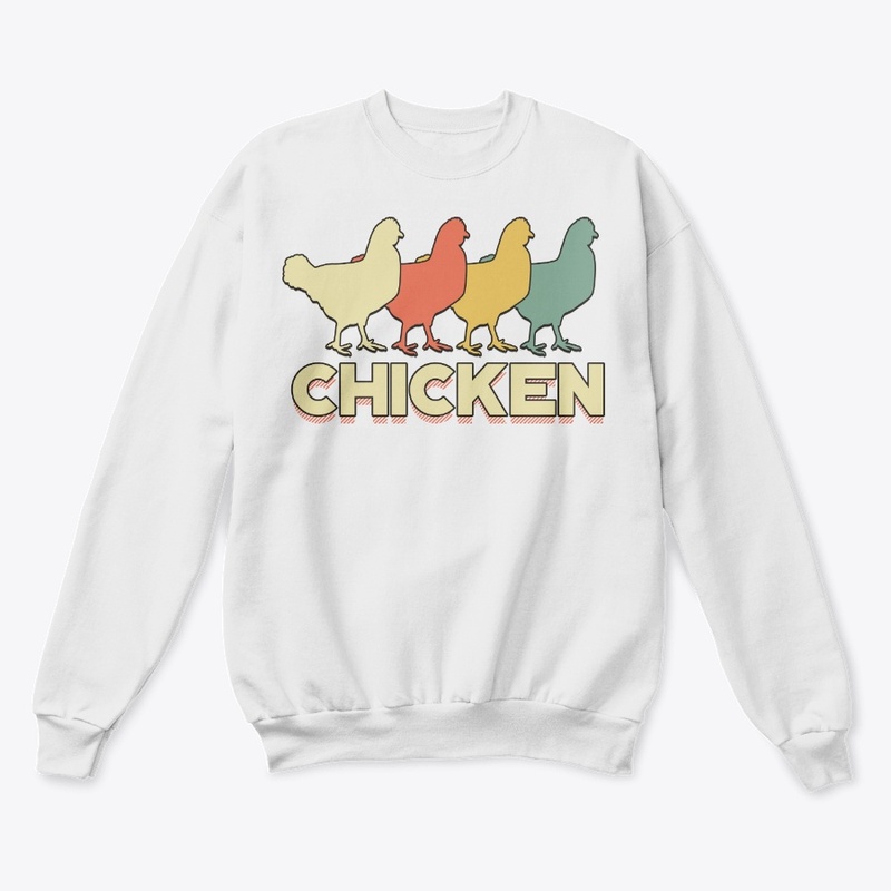 Retro Silhouette Vintage Chicken Lover