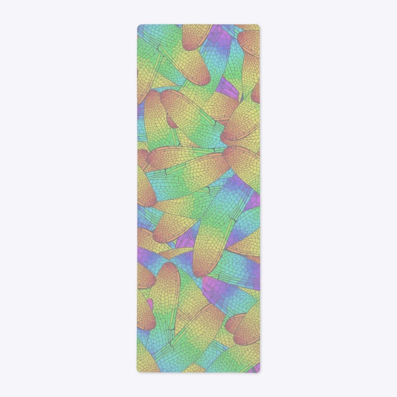 Rainbow Dragonfly Wing Pattern