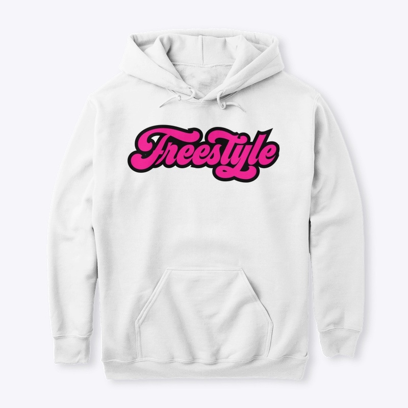 Neon Pink Freestyle Graffiti 