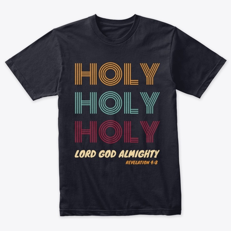 Retro Christian Verse Holy God Vintage