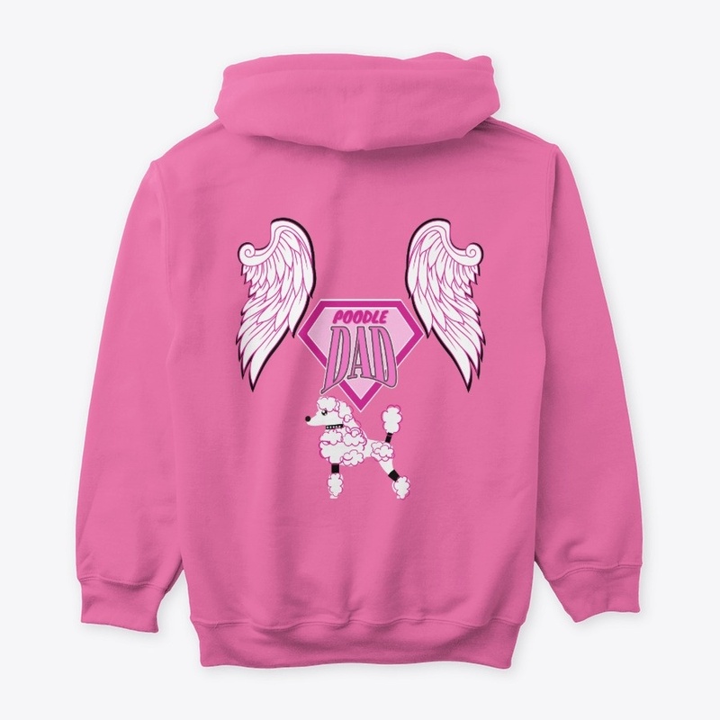 Poodle Dad Angel Wings Cage 