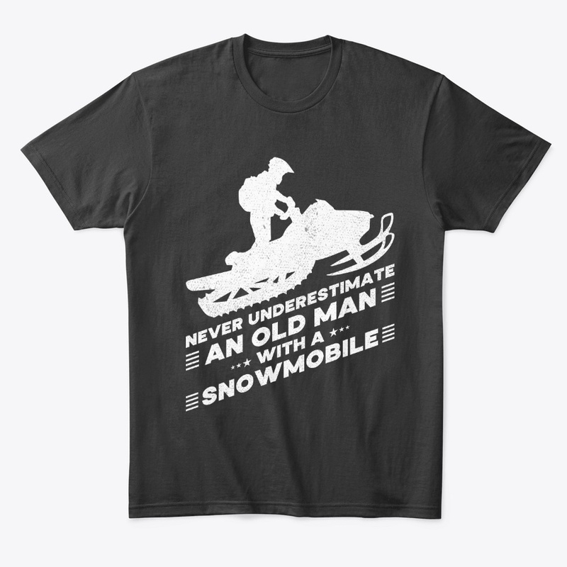 Old Man With A Snowmobile - Snowmobiling
