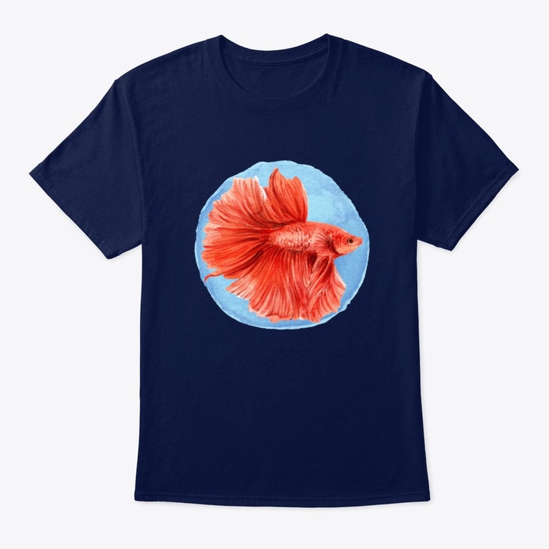 Red Betta fish 