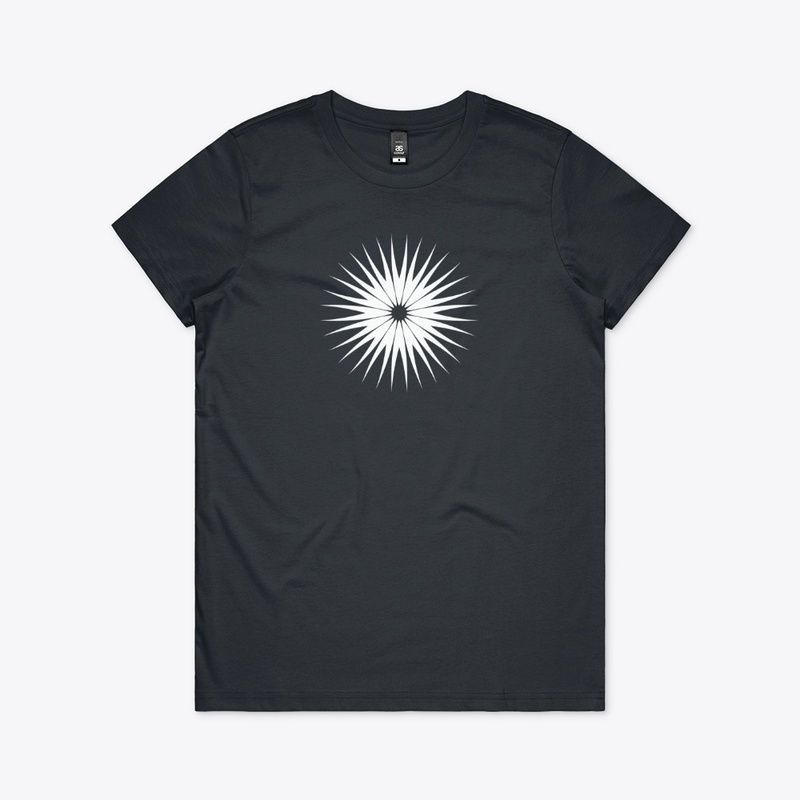 Spikey Sunburst Design 2 (White)