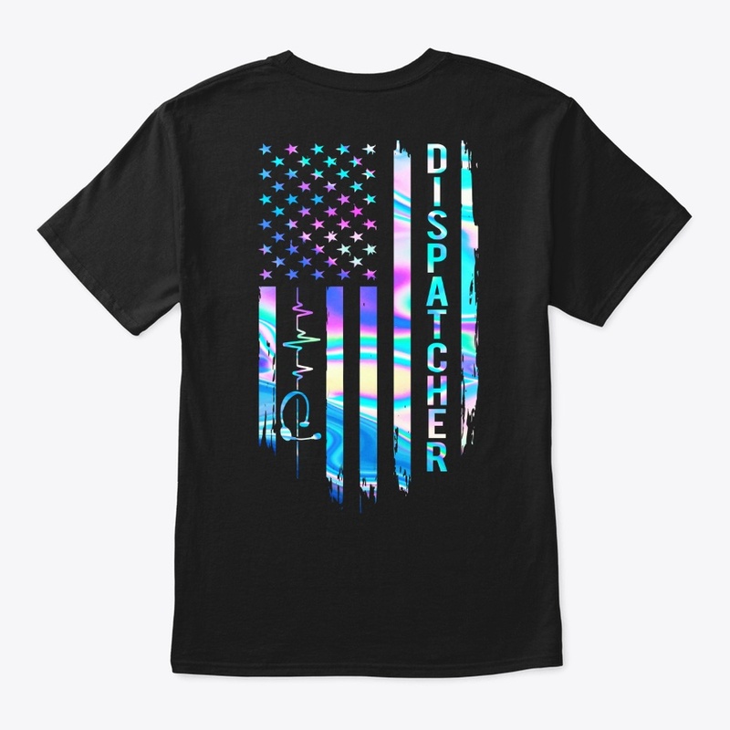 Awesome US Flag Heart Dispatcher