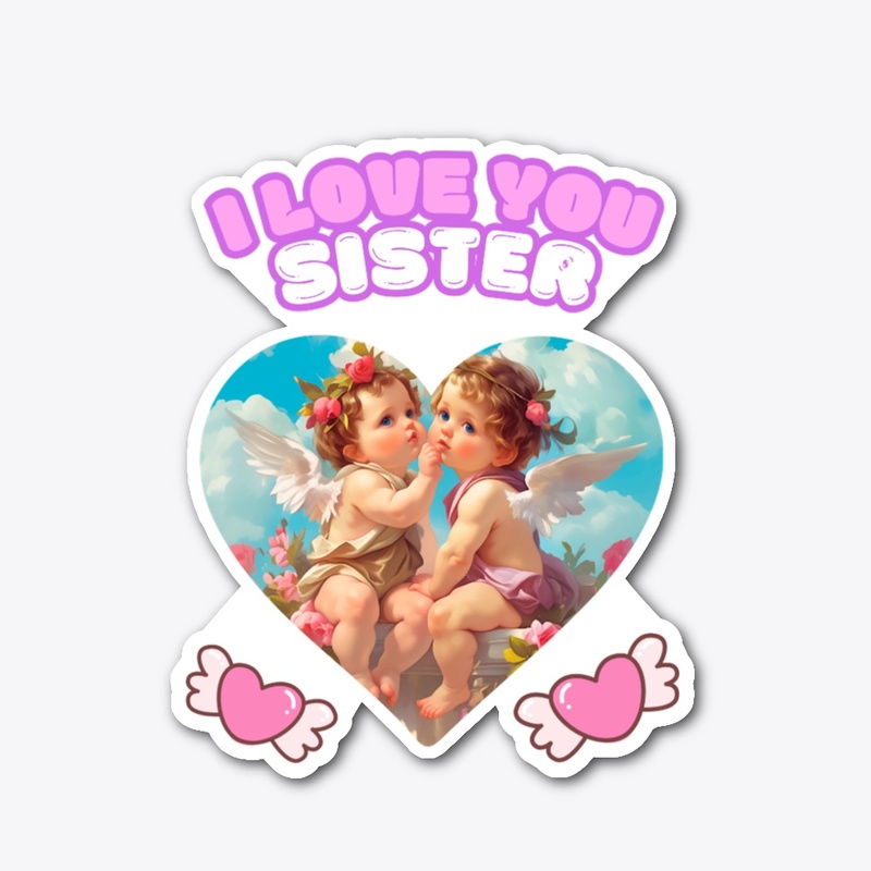  "I Love Sister" T-shirt