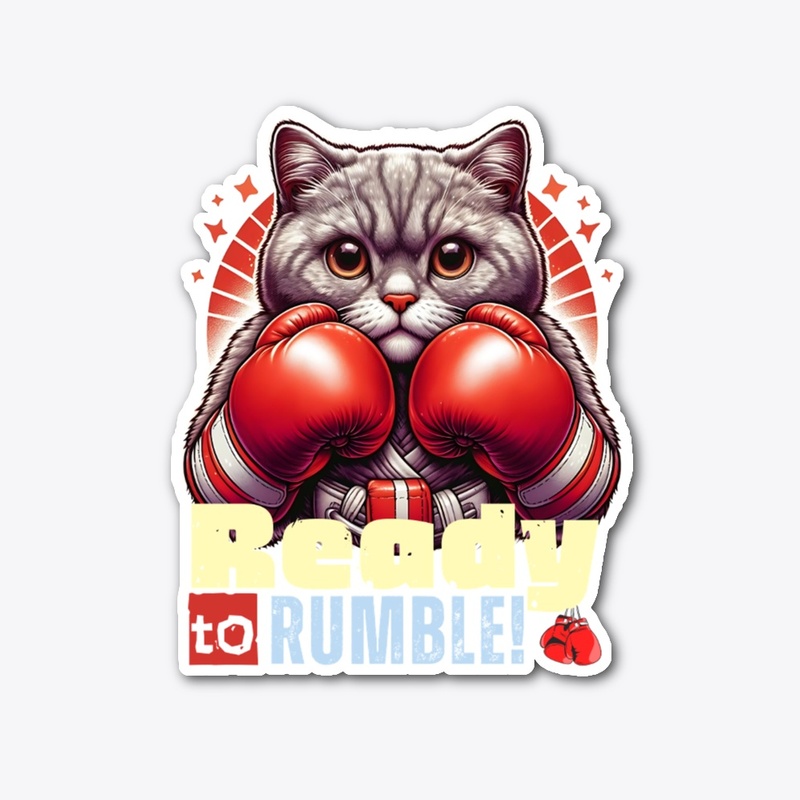 Ready to Rumble Boxing Cat Tee