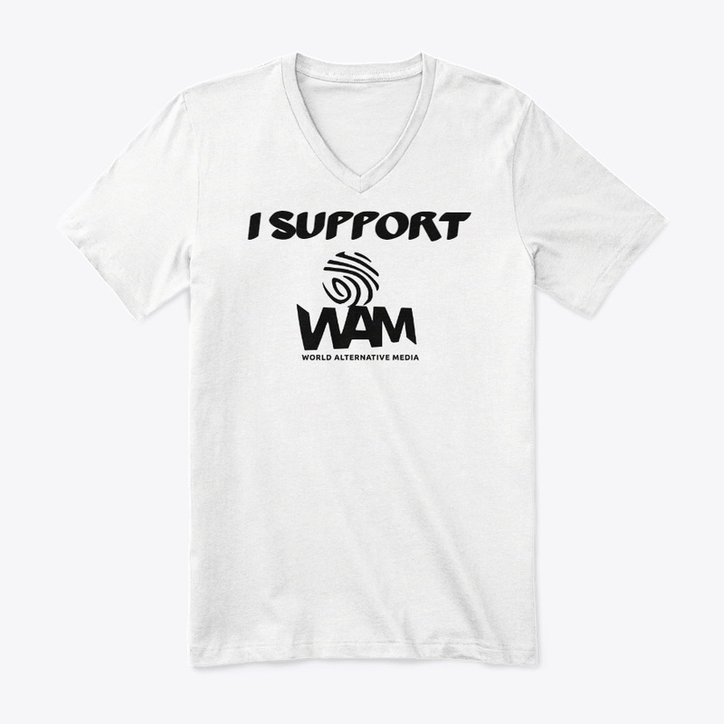 I Support WAM Black Lettering