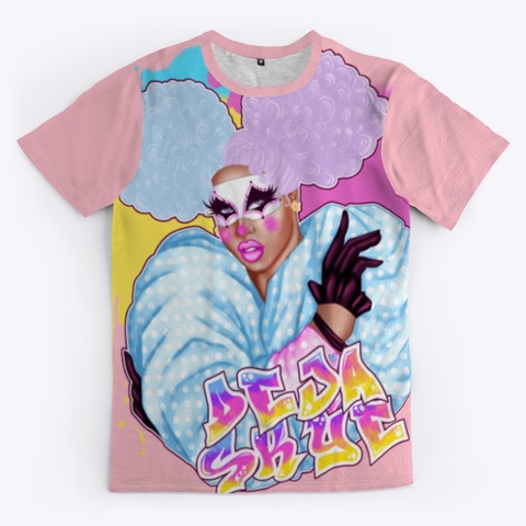De Ja Skye Clown Pink T-Shirt Front
