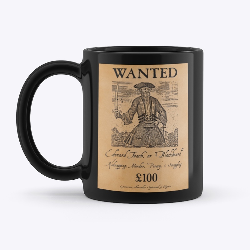 Blackbeard Wanted Poster