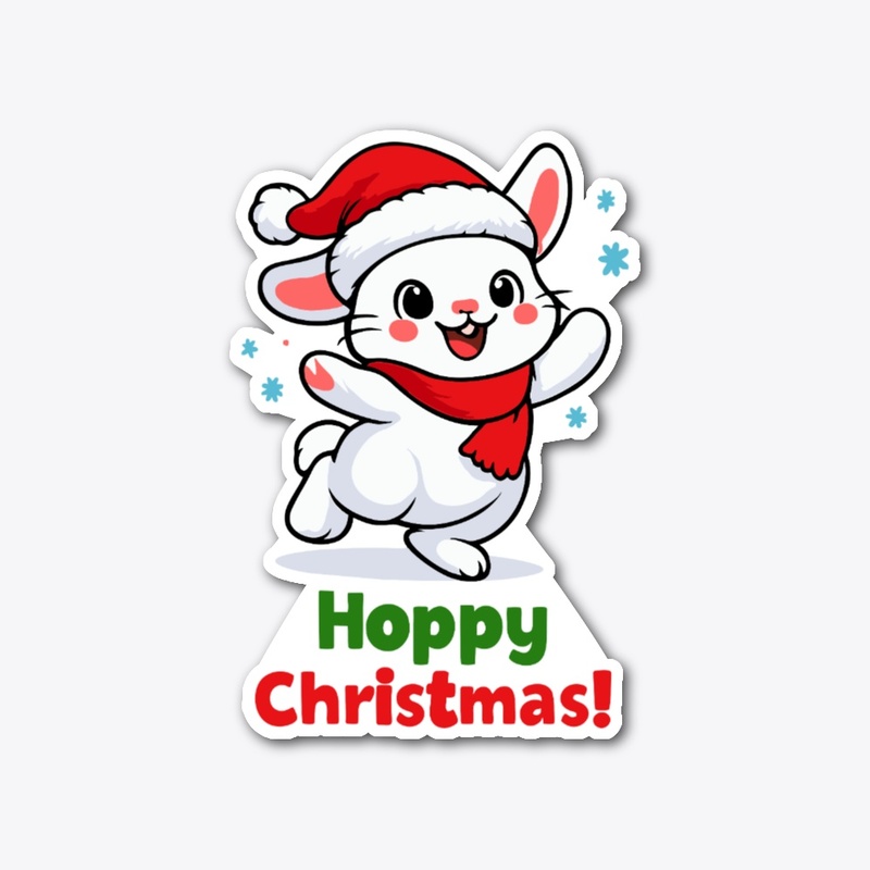 Hoppy Christmas Bunny