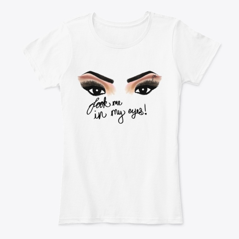 Eyes on fleek drawn by L Raya