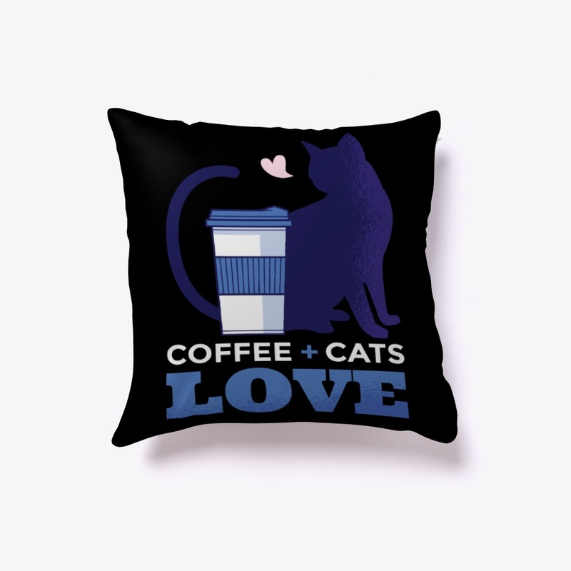 Lovely Coffee Cat Gift For Kitten Lover