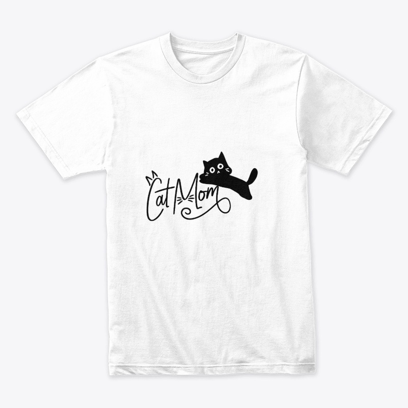 E Shrit Forever a Cat Mom cats lover 