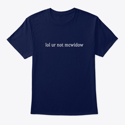 Mc W Collection Navy áo T-Shirt Front