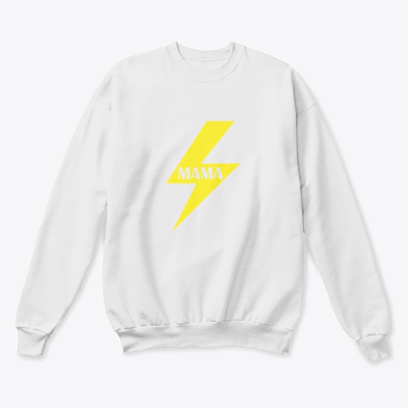 Women's Mama Lightning Bolt Print