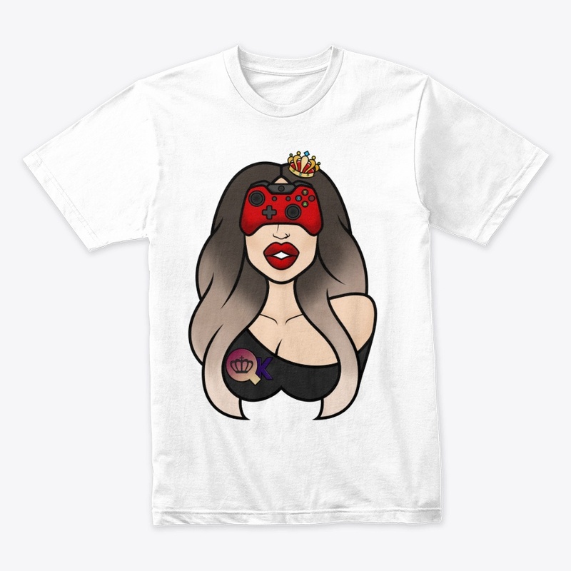 QueenieKris  Game Queenie  Logo Wht