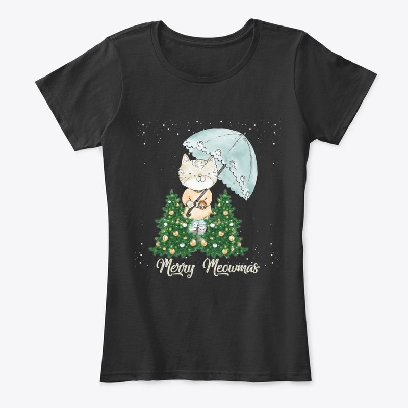 Merry Catmas , Merry meowmas T-shirt