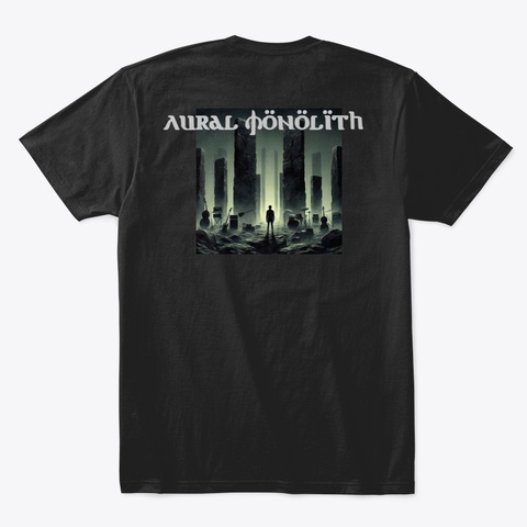 Aural Monolith  Black Maglietta Back