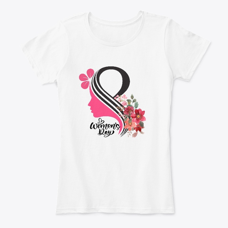 Womens Day Floral Emblem
