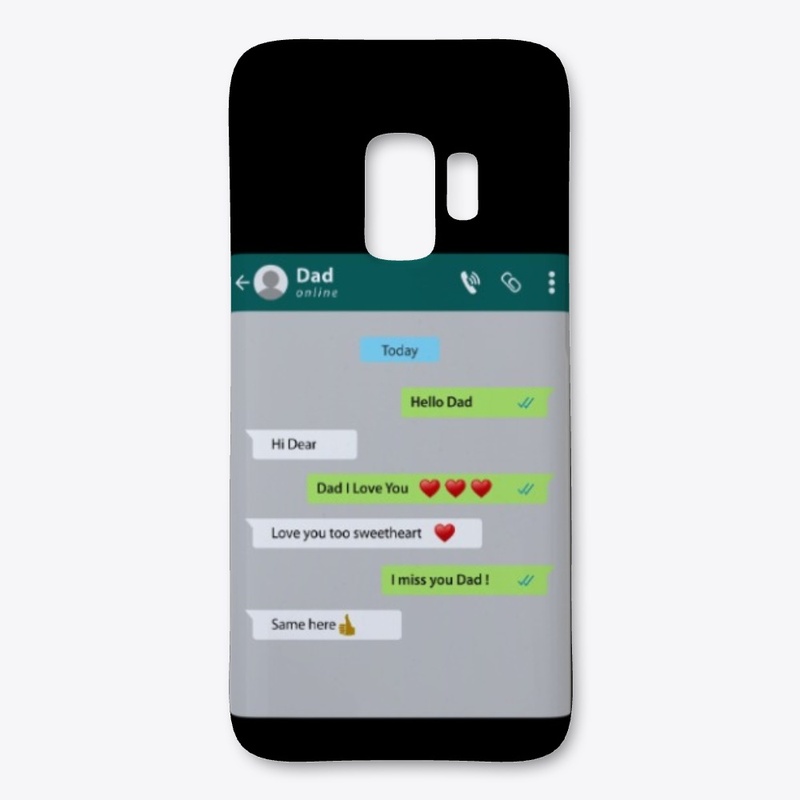 Chat with dad - Love you message