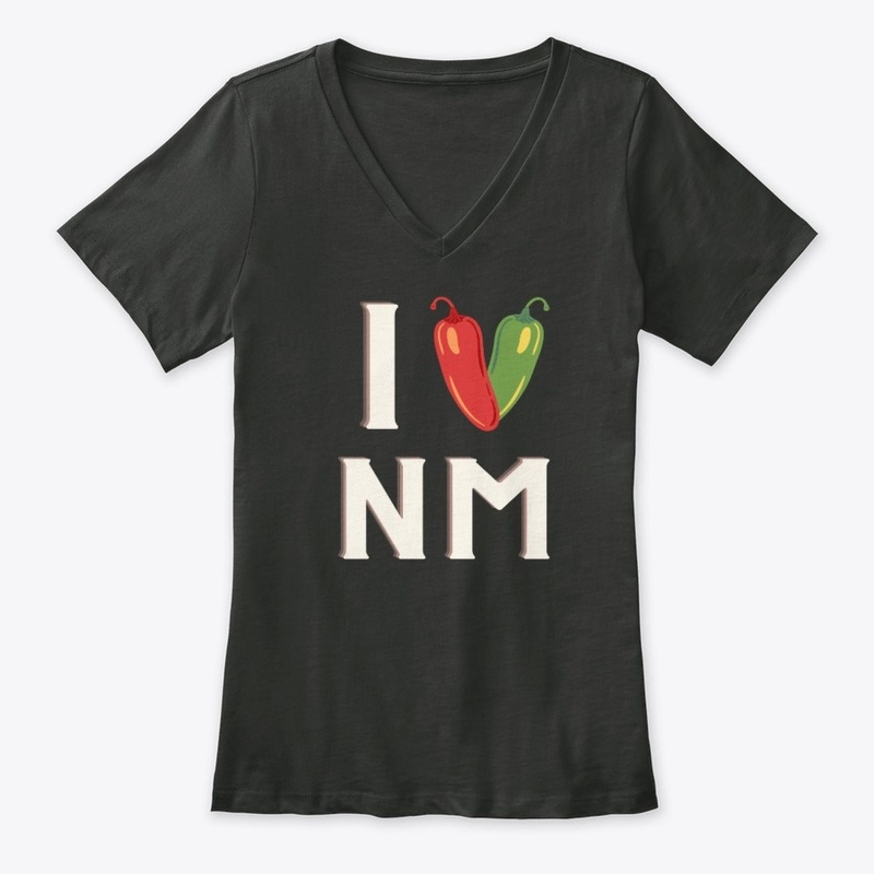 I Heart NM Red and Green Chili Heart