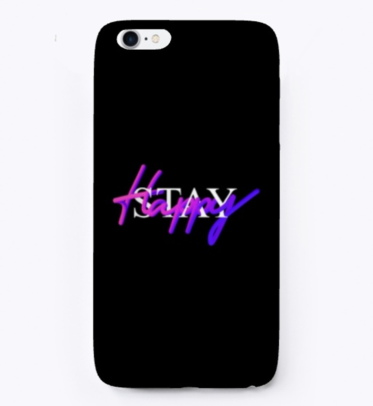 Stay Happy Typographic art
