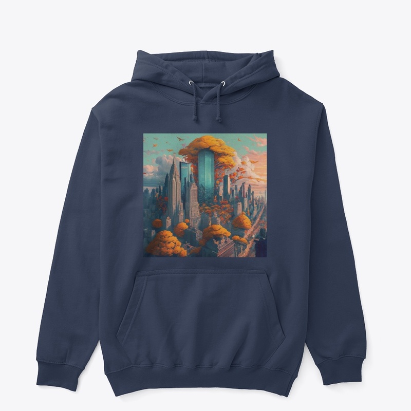 comic skyscraper scenery 