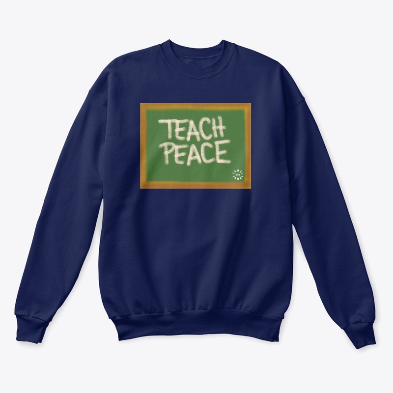 TEACH PEACE | WHITE LOGO ON BACK