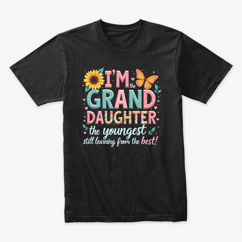 Funny Granddaughter Sunflower Butterfly