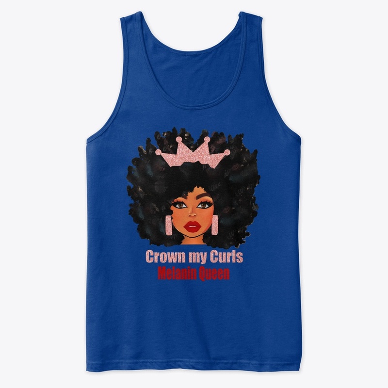 Crown my curls afro shirts