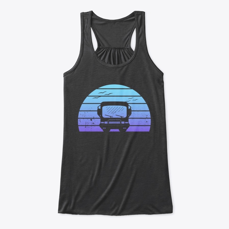 Classic Motorhome Silhouette Sunset Gift