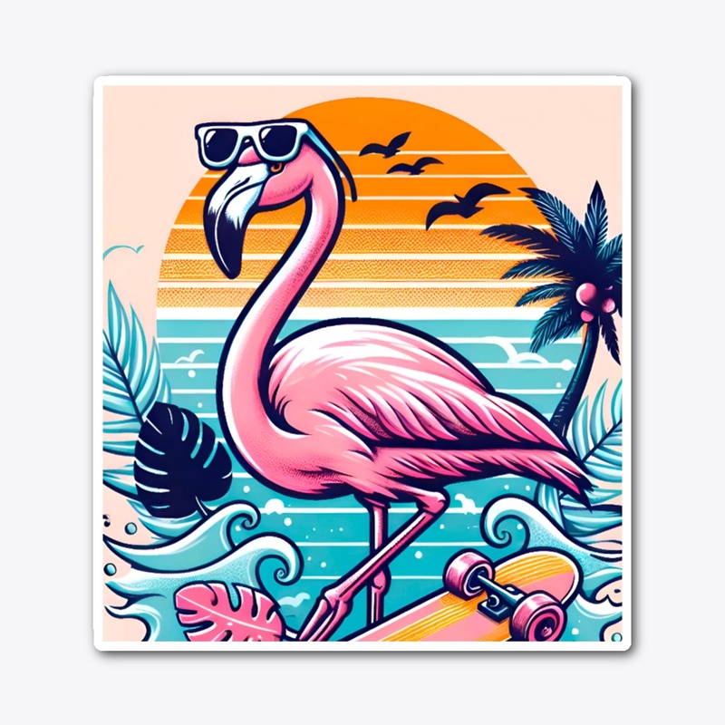Retro Flamingo Ride