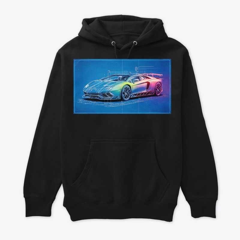Blueprint Sports Car three-quarters view