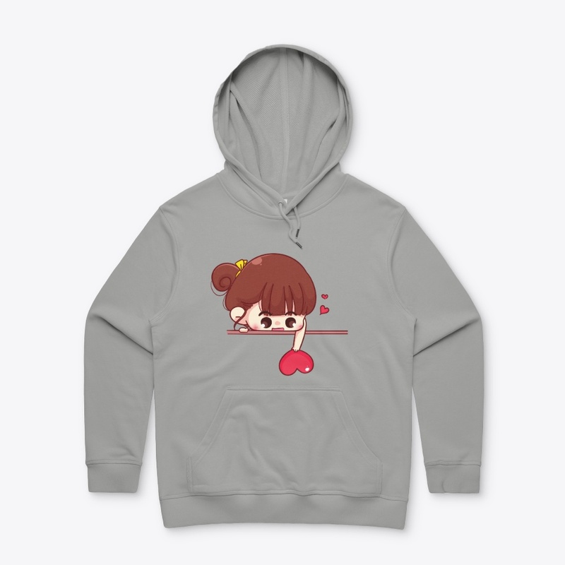 Cute Little Girl Love Women's Hoodie 