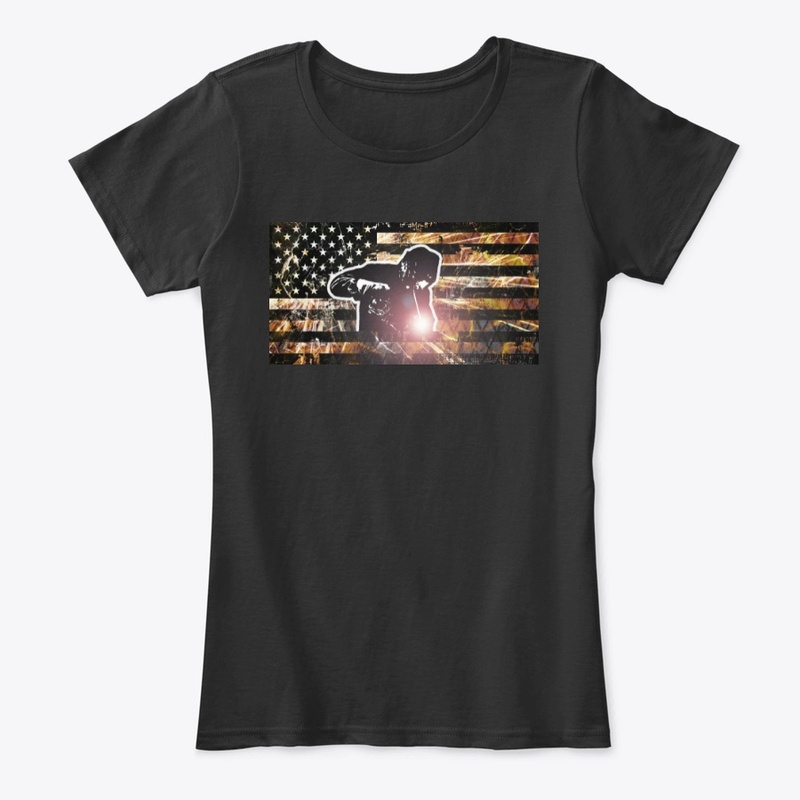 Welding Flag Sparks and Flames