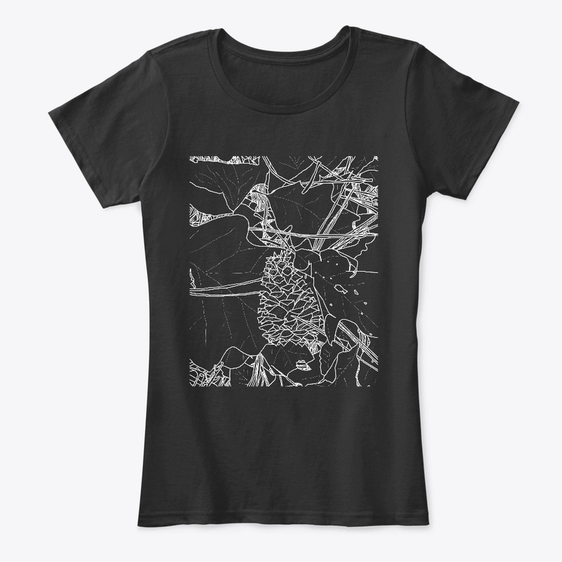 Pinecone tee reverse