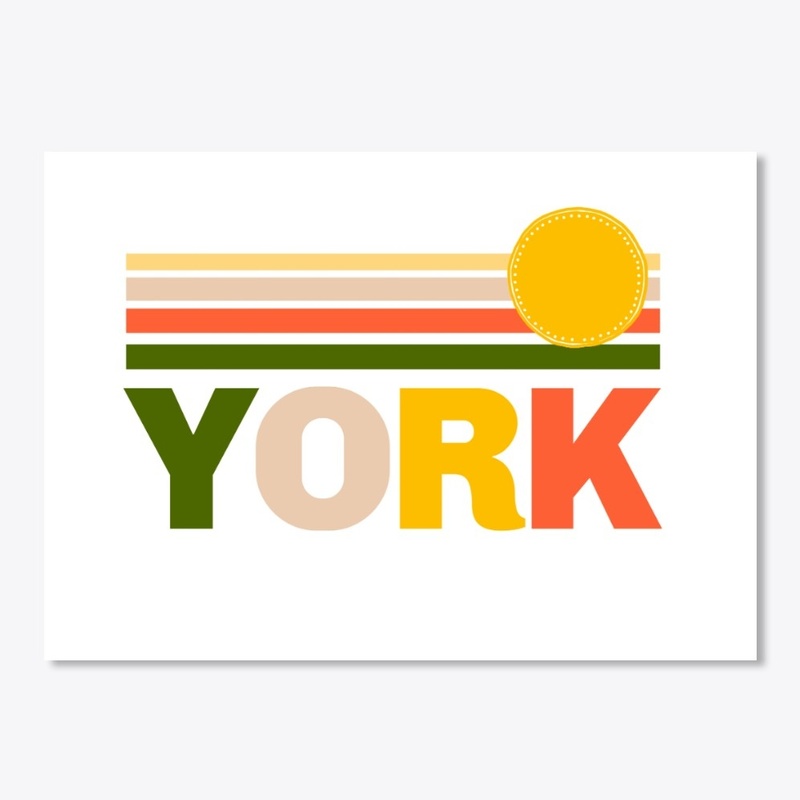 "Vintage York" T Shirt and Gift Items
