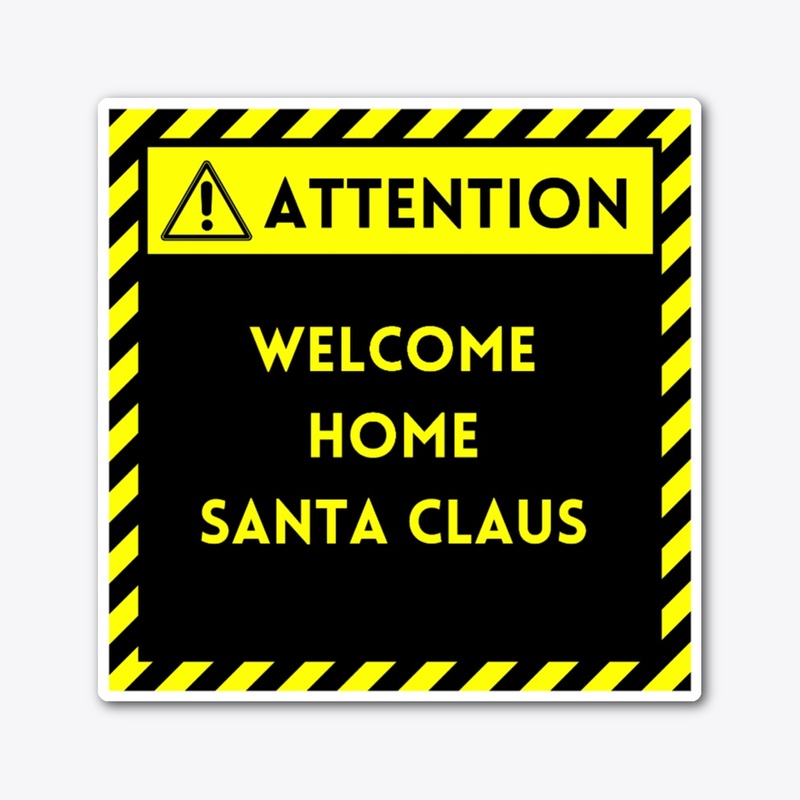 Welcome Santa Sticker