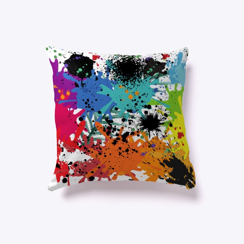 Splat colorful art