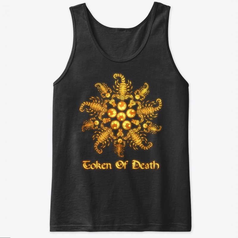 Scorpion Flower - Gold Metal 