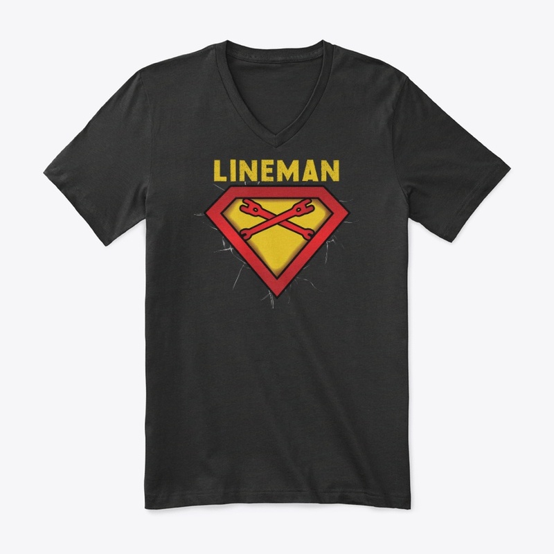 Superhero Lineman Shirt