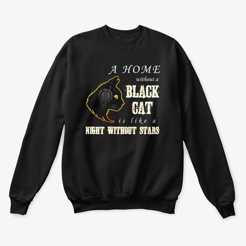 Black Cat quote Typography