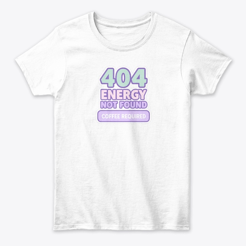 404 Energy | Coffee Req. Glitch Design