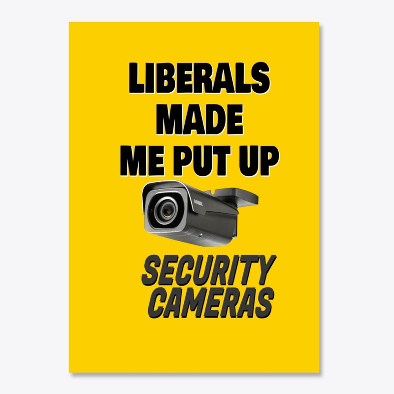 Liberals Made Me Put Up Security Cameras